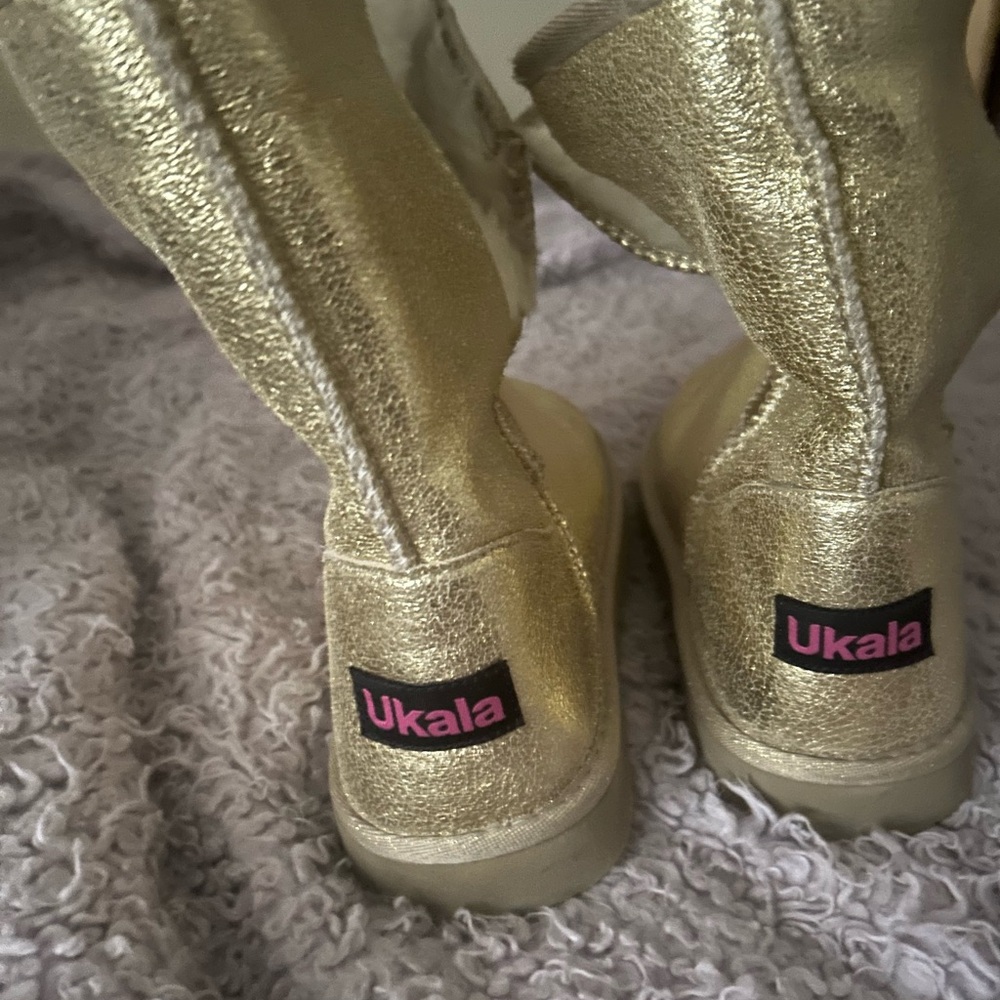 Gold Ankle Boots for Women